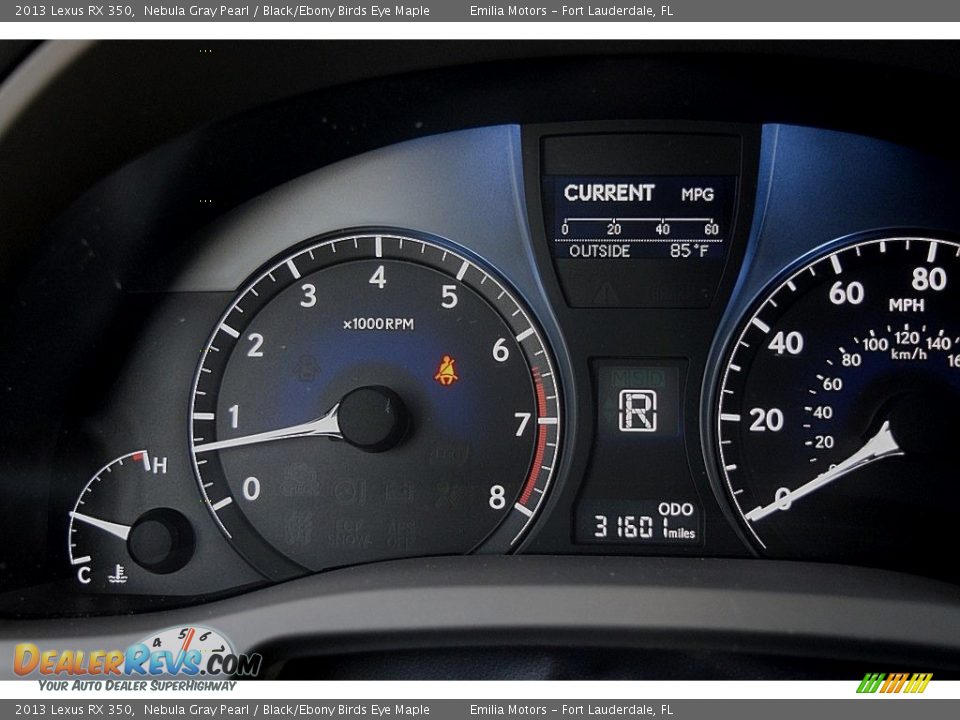 2013 Lexus RX 350 Gauges Photo #44