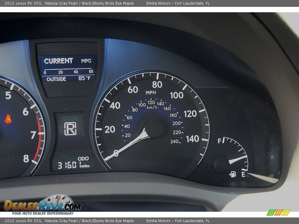 2013 Lexus RX 350 Gauges Photo #45