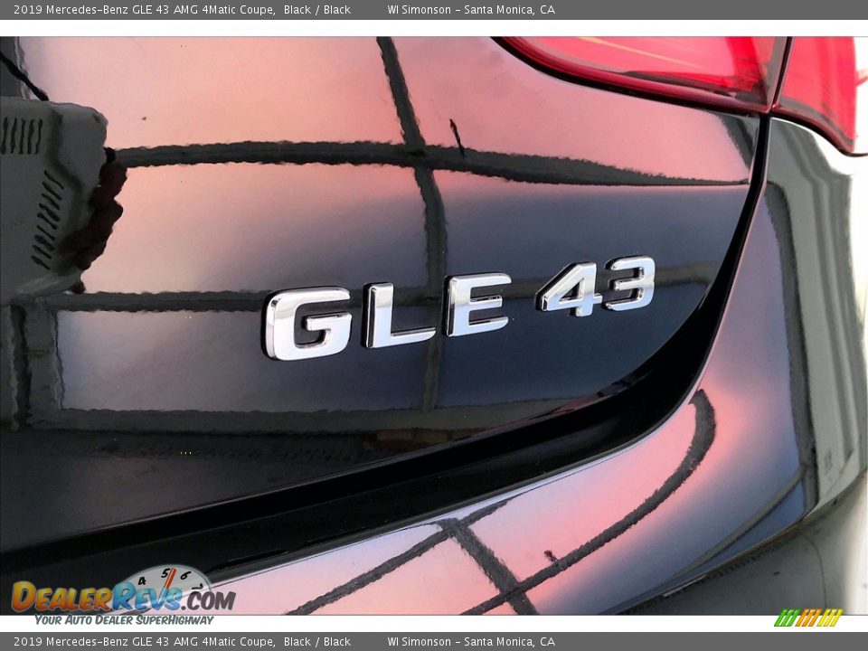 2019 Mercedes-Benz GLE 43 AMG 4Matic Coupe Black / Black Photo #7