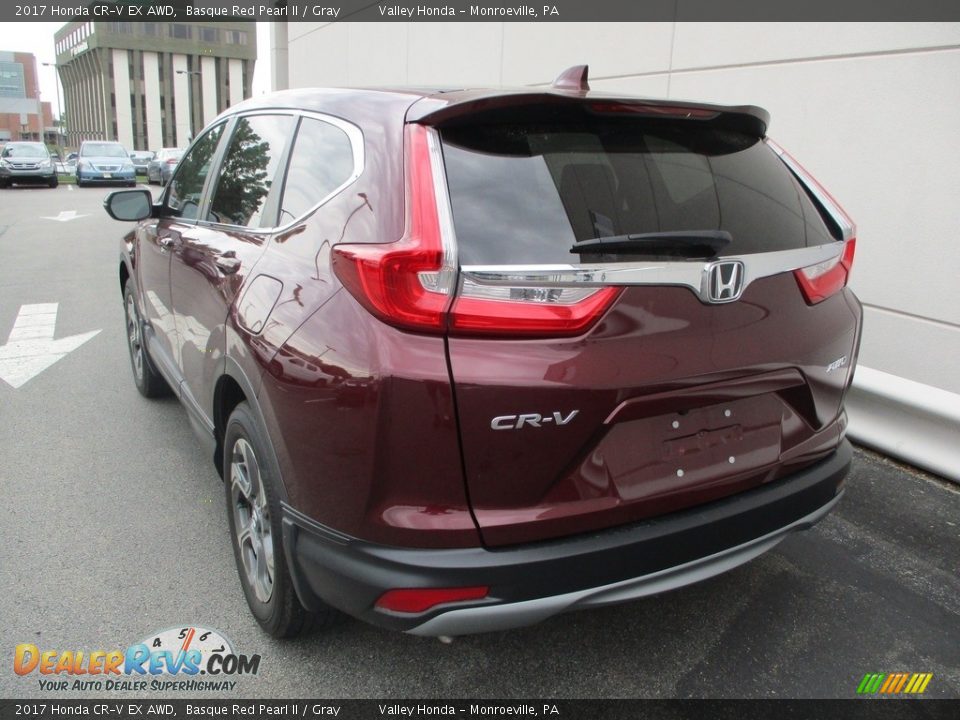 2017 Honda CR-V EX AWD Basque Red Pearl II / Gray Photo #3