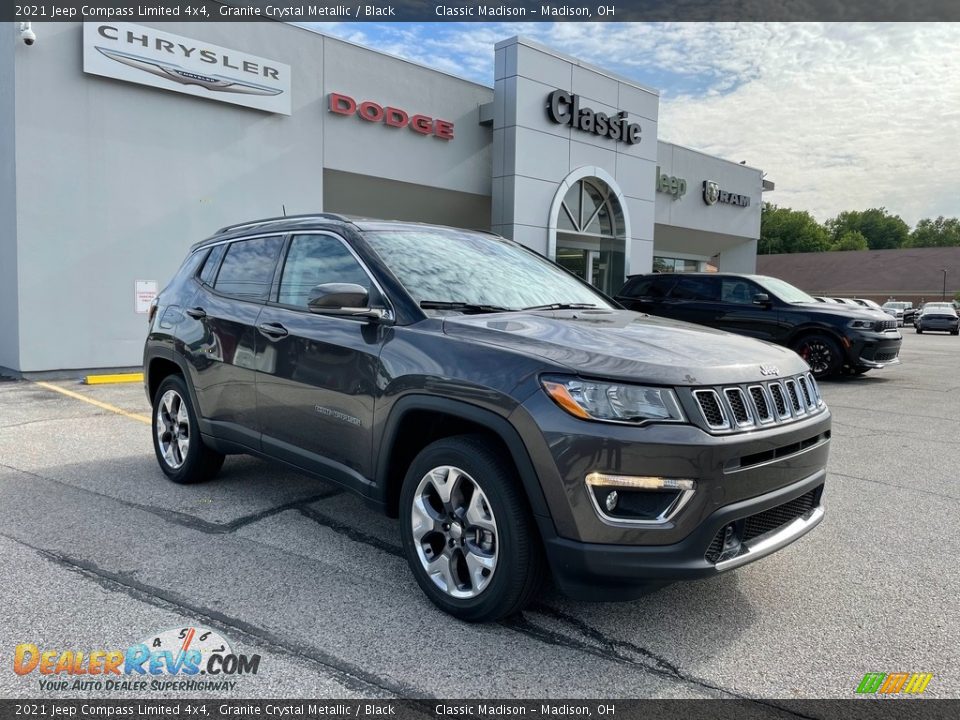 2021 Jeep Compass Limited 4x4 Granite Crystal Metallic / Black Photo #1