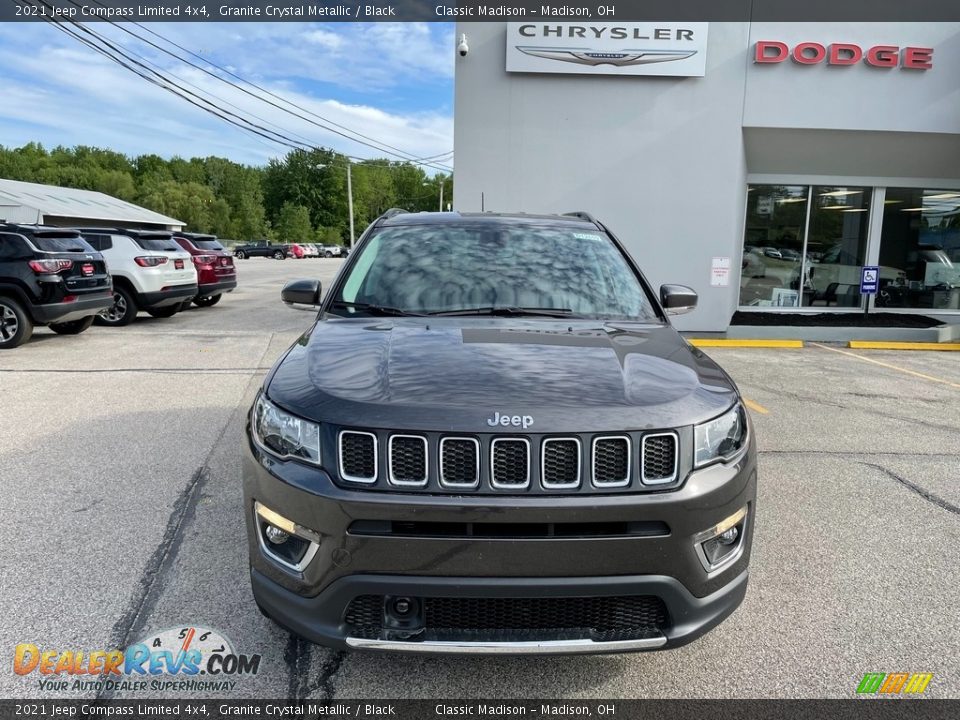 2021 Jeep Compass Limited 4x4 Granite Crystal Metallic / Black Photo #2