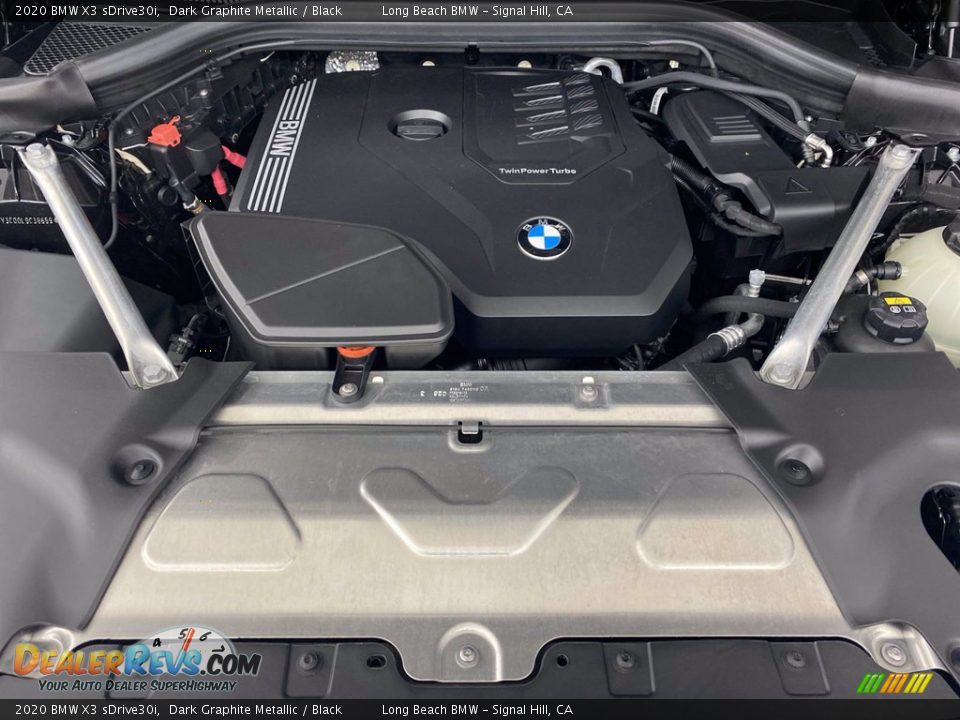 2020 BMW X3 sDrive30i Dark Graphite Metallic / Black Photo #12
