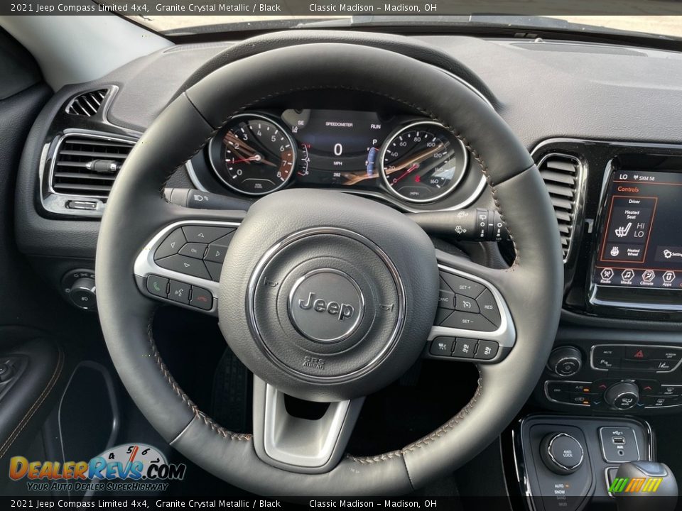 2021 Jeep Compass Limited 4x4 Steering Wheel Photo #9