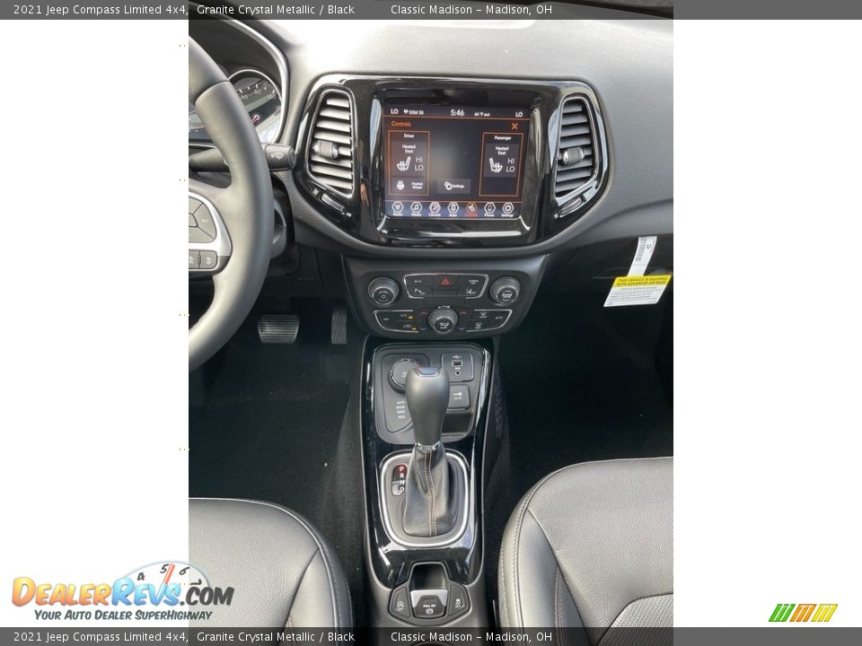 2021 Jeep Compass Limited 4x4 Granite Crystal Metallic / Black Photo #10