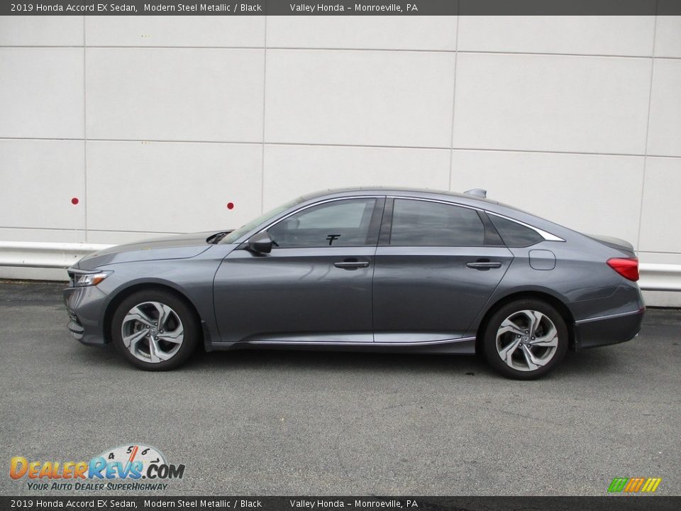 2019 Honda Accord EX Sedan Modern Steel Metallic / Black Photo #2