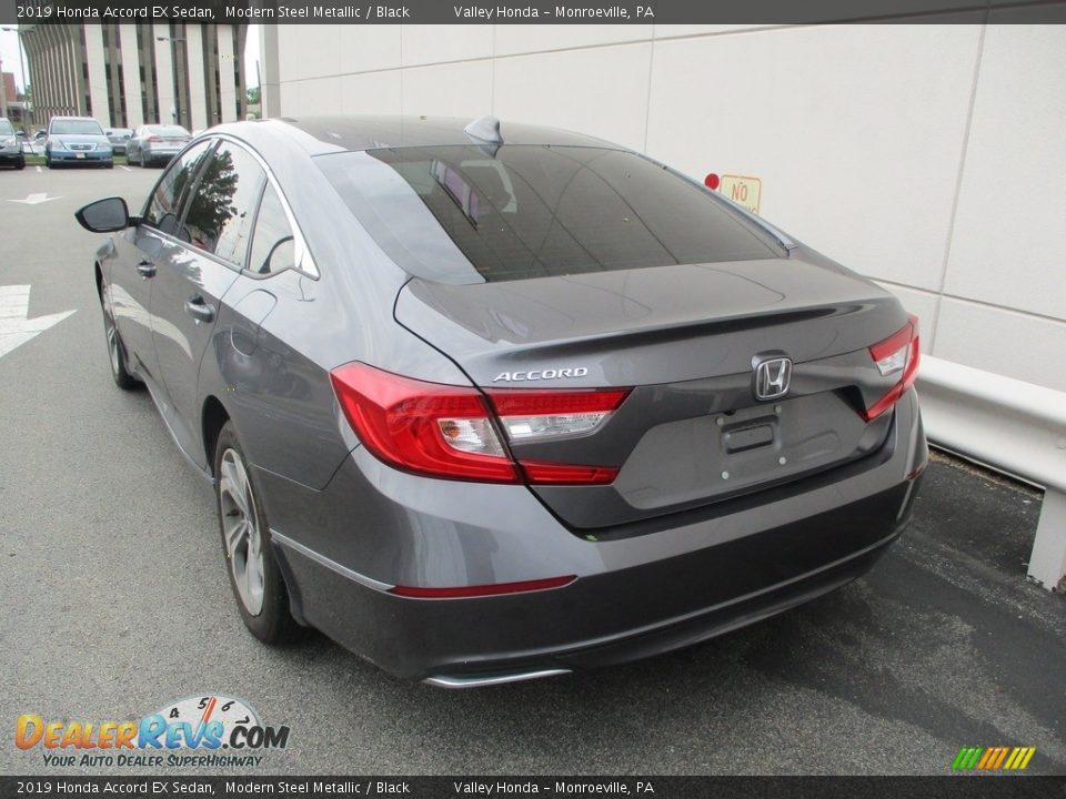 2019 Honda Accord EX Sedan Modern Steel Metallic / Black Photo #3