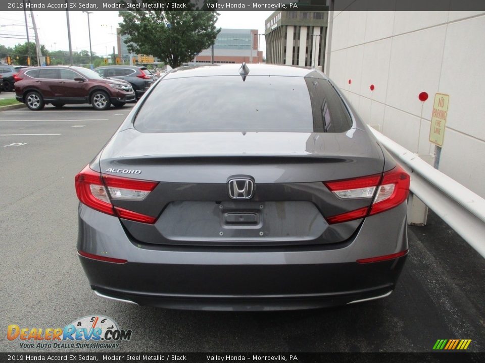 2019 Honda Accord EX Sedan Modern Steel Metallic / Black Photo #4