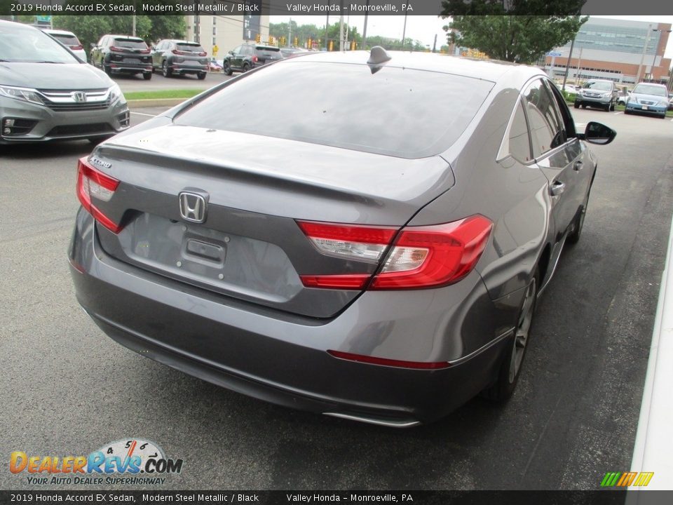 2019 Honda Accord EX Sedan Modern Steel Metallic / Black Photo #5