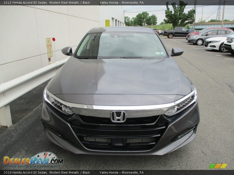 2019 Honda Accord EX Sedan Modern Steel Metallic / Black Photo #8