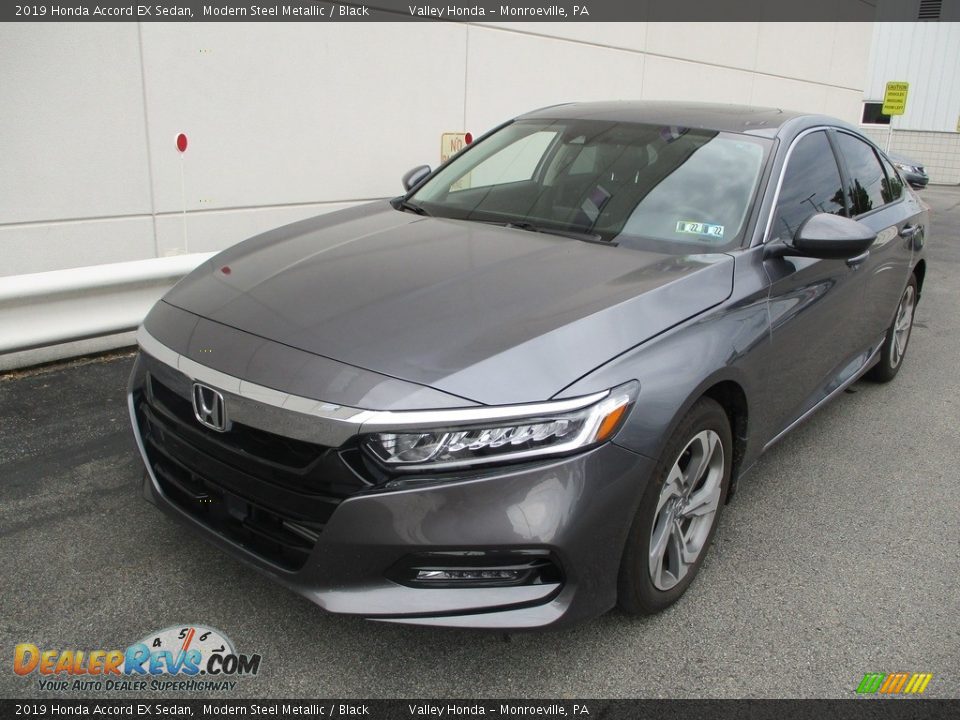 2019 Honda Accord EX Sedan Modern Steel Metallic / Black Photo #9