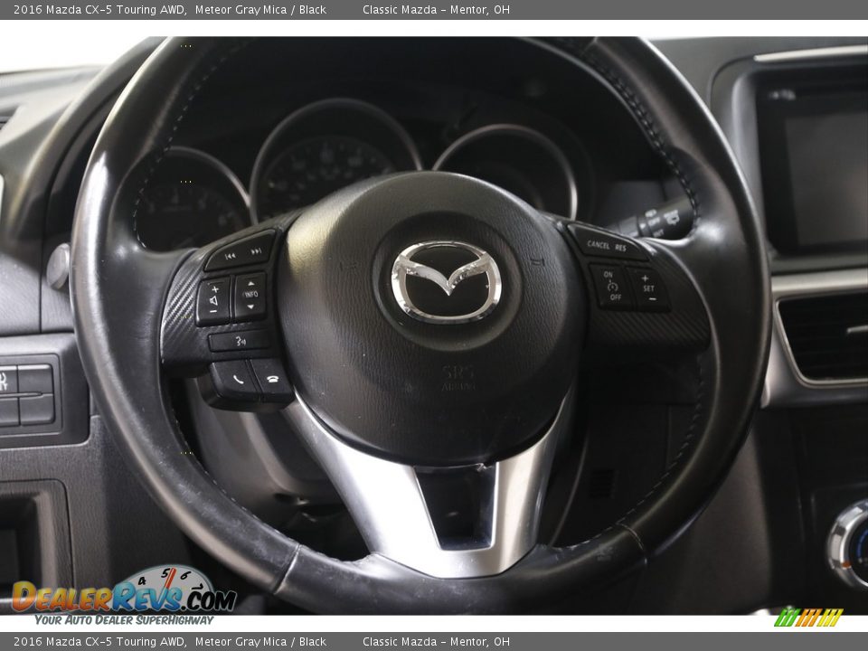 2016 Mazda CX-5 Touring AWD Meteor Gray Mica / Black Photo #7