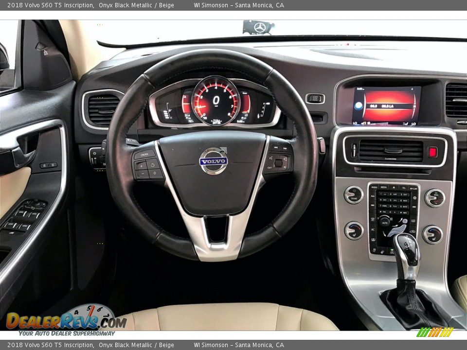 2018 Volvo S60 T5 Inscription Steering Wheel Photo #4