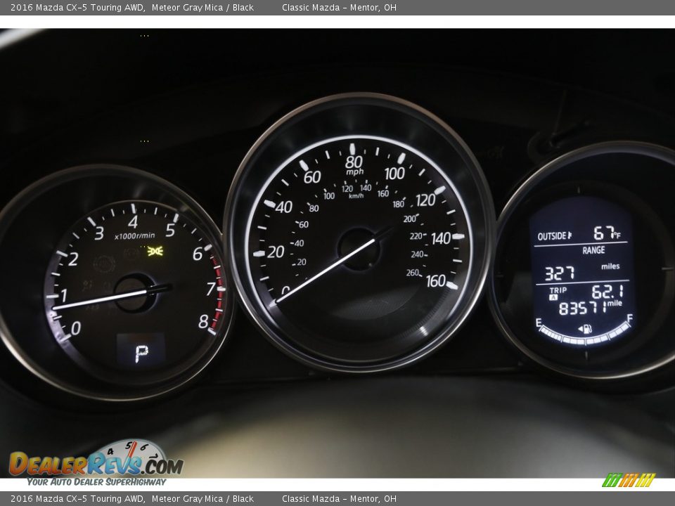 2016 Mazda CX-5 Touring AWD Meteor Gray Mica / Black Photo #8