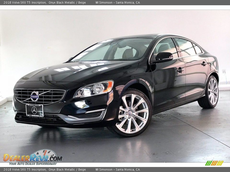 Onyx Black Metallic 2018 Volvo S60 T5 Inscription Photo #12