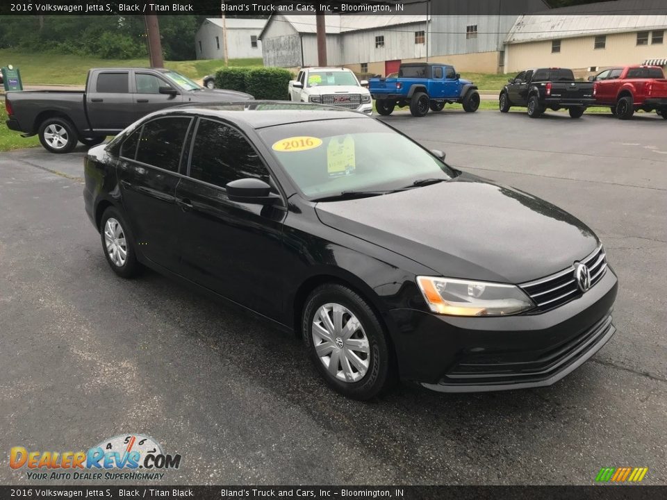 2016 Volkswagen Jetta S Black / Titan Black Photo #4