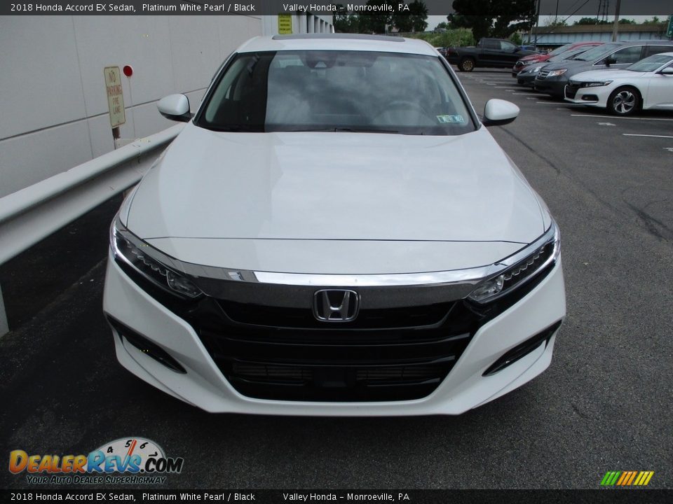 2018 Honda Accord EX Sedan Platinum White Pearl / Black Photo #8