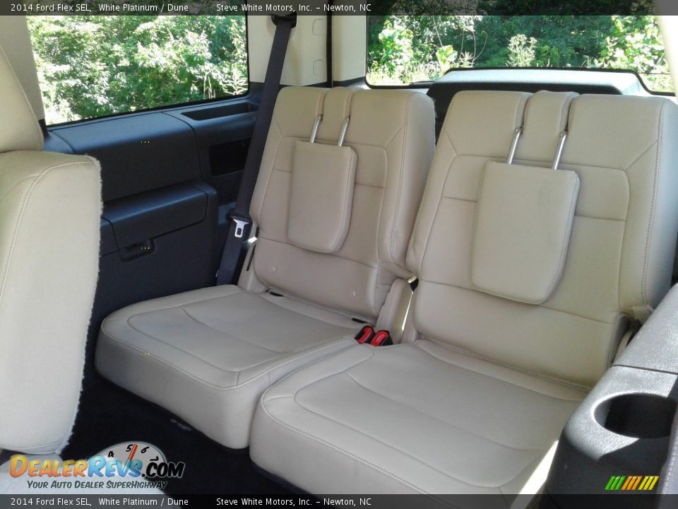 2014 Ford Flex SEL White Platinum / Dune Photo #13