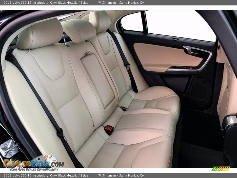 Rear Seat of 2018 Volvo S60 T5 Inscription Photo #19