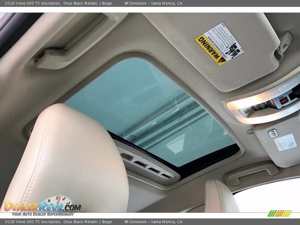 Sunroof of 2018 Volvo S60 T5 Inscription Photo #25