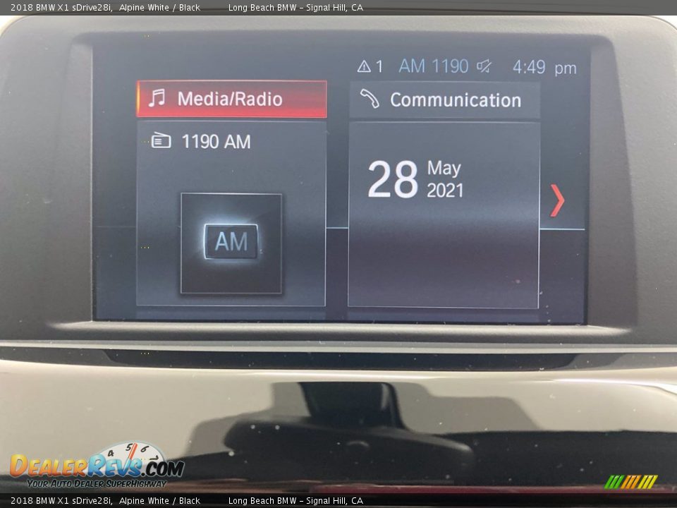 2018 BMW X1 sDrive28i Alpine White / Black Photo #23