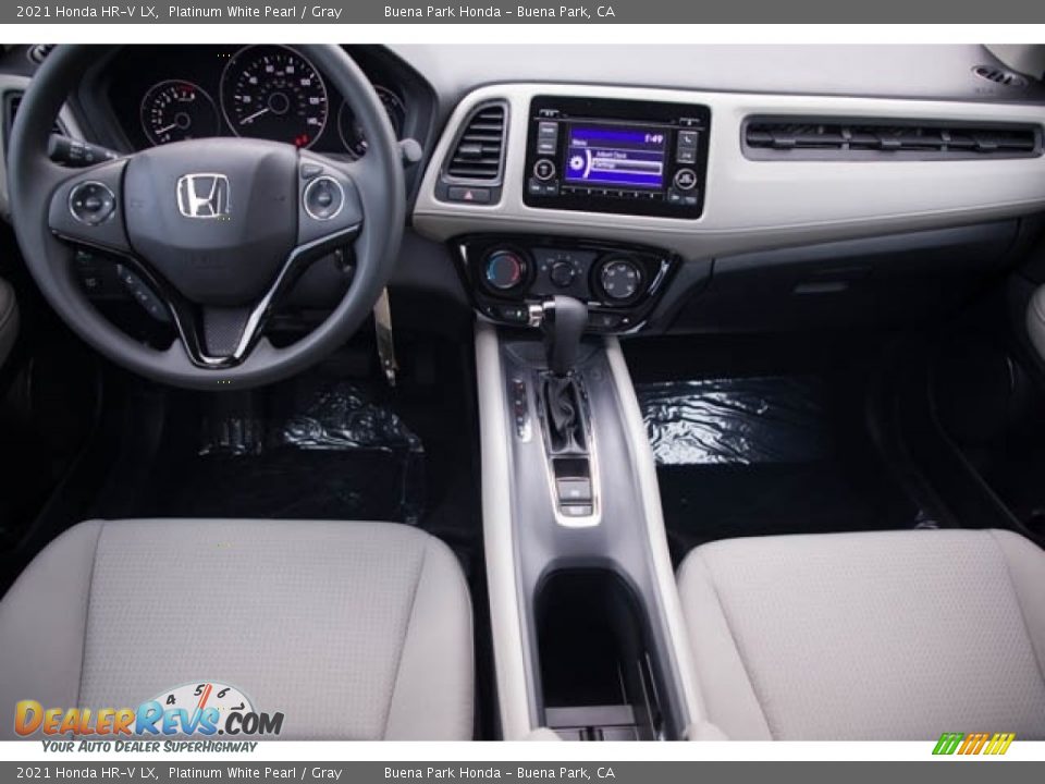 2021 Honda HR-V LX Platinum White Pearl / Gray Photo #19