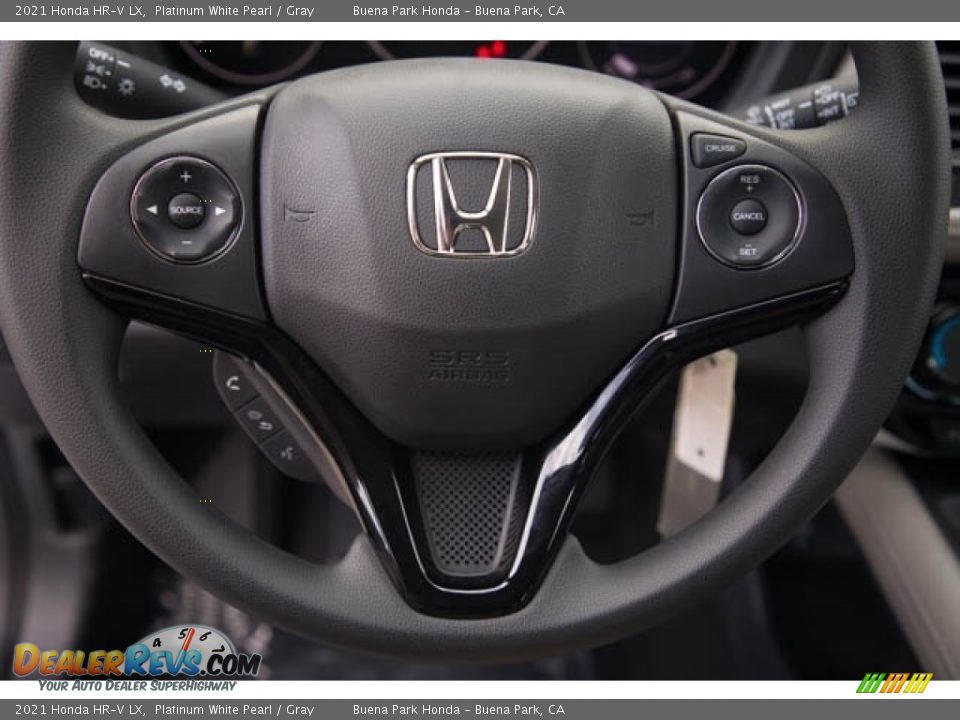 2021 Honda HR-V LX Platinum White Pearl / Gray Photo #21