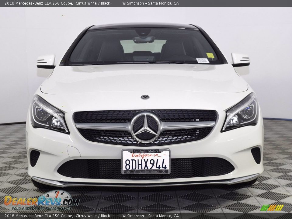 2018 Mercedes-Benz CLA 250 Coupe Cirrus White / Black Photo #7