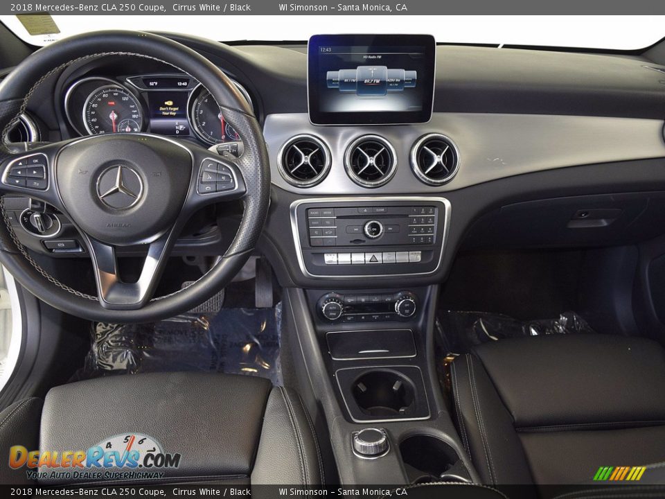 2018 Mercedes-Benz CLA 250 Coupe Cirrus White / Black Photo #10