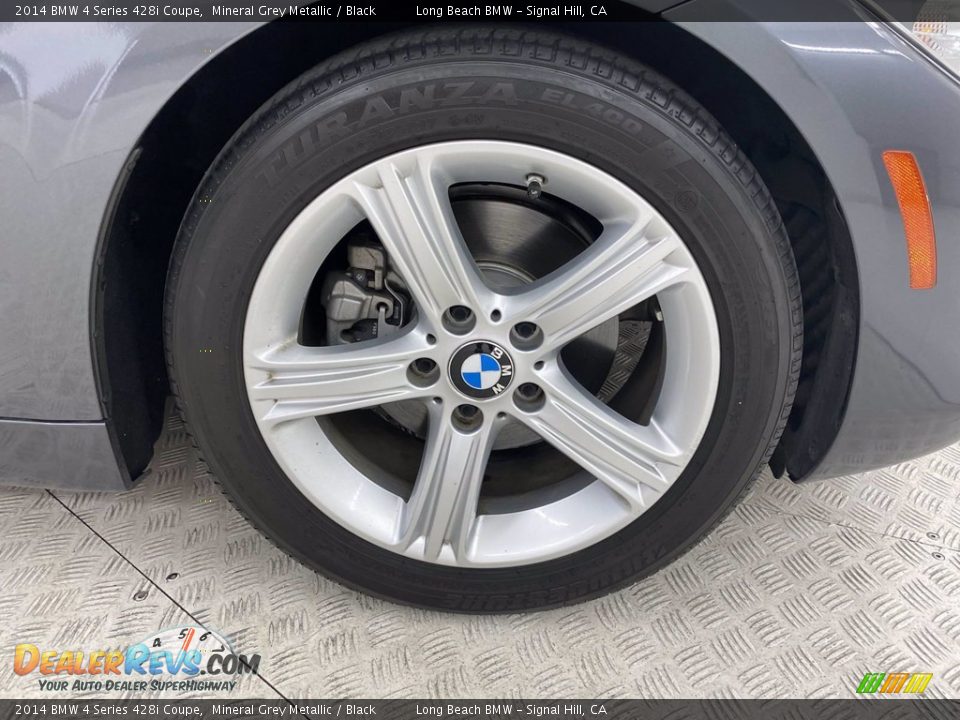 2014 BMW 4 Series 428i Coupe Mineral Grey Metallic / Black Photo #6