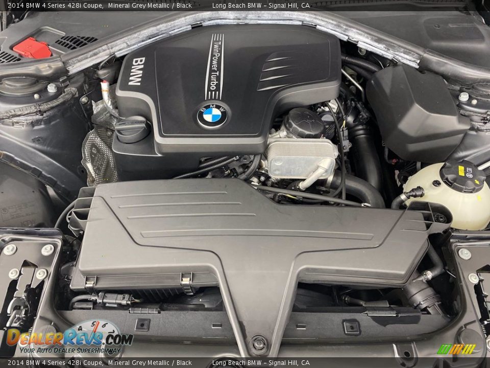 2014 BMW 4 Series 428i Coupe Mineral Grey Metallic / Black Photo #12