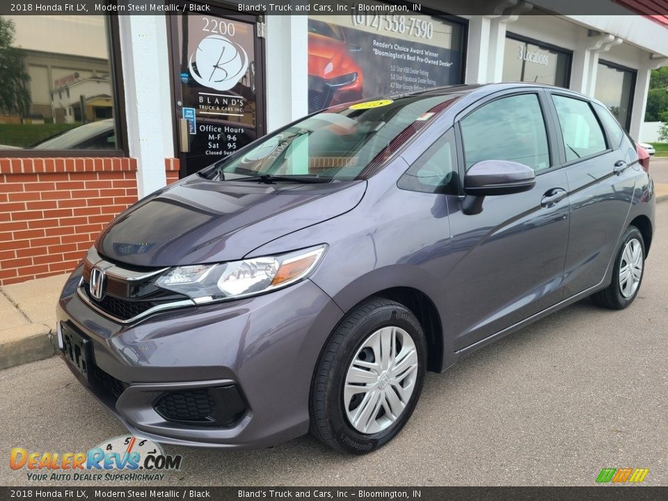 2018 Honda Fit LX Modern Steel Metallic / Black Photo #2