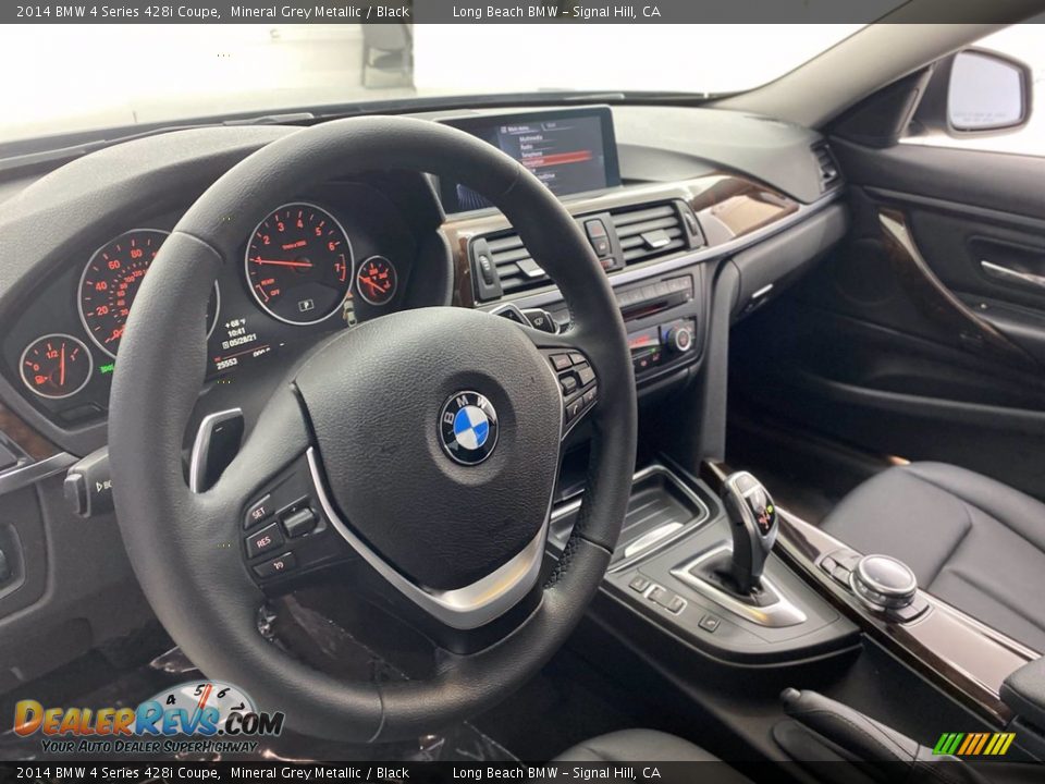 2014 BMW 4 Series 428i Coupe Mineral Grey Metallic / Black Photo #16