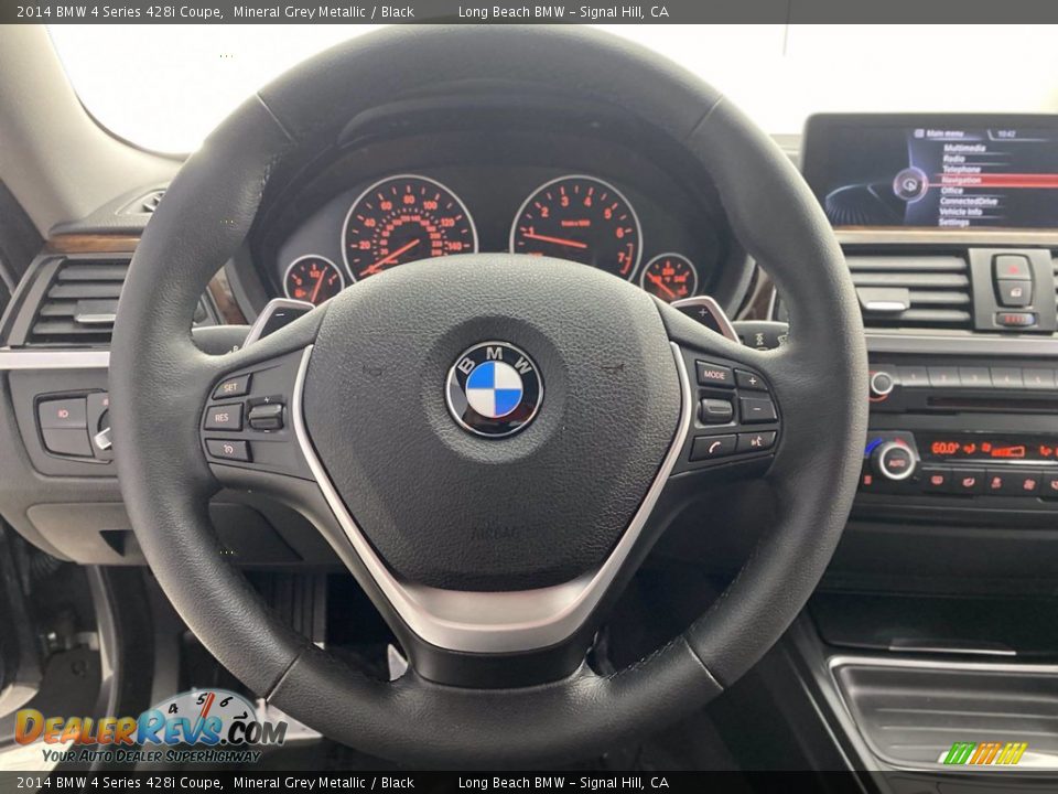 2014 BMW 4 Series 428i Coupe Mineral Grey Metallic / Black Photo #18