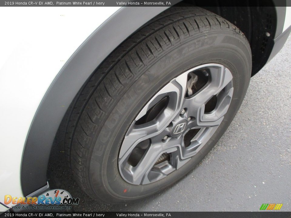 2019 Honda CR-V EX AWD Platinum White Pearl / Ivory Photo #6