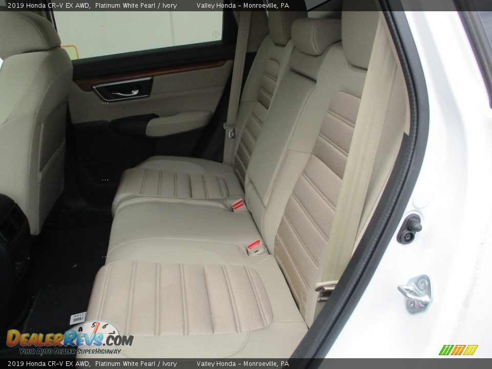 2019 Honda CR-V EX AWD Platinum White Pearl / Ivory Photo #12