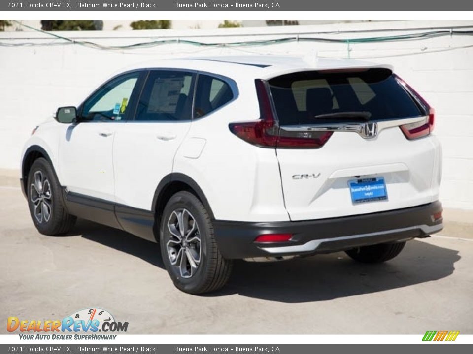 2021 Honda CR-V EX Platinum White Pearl / Black Photo #2