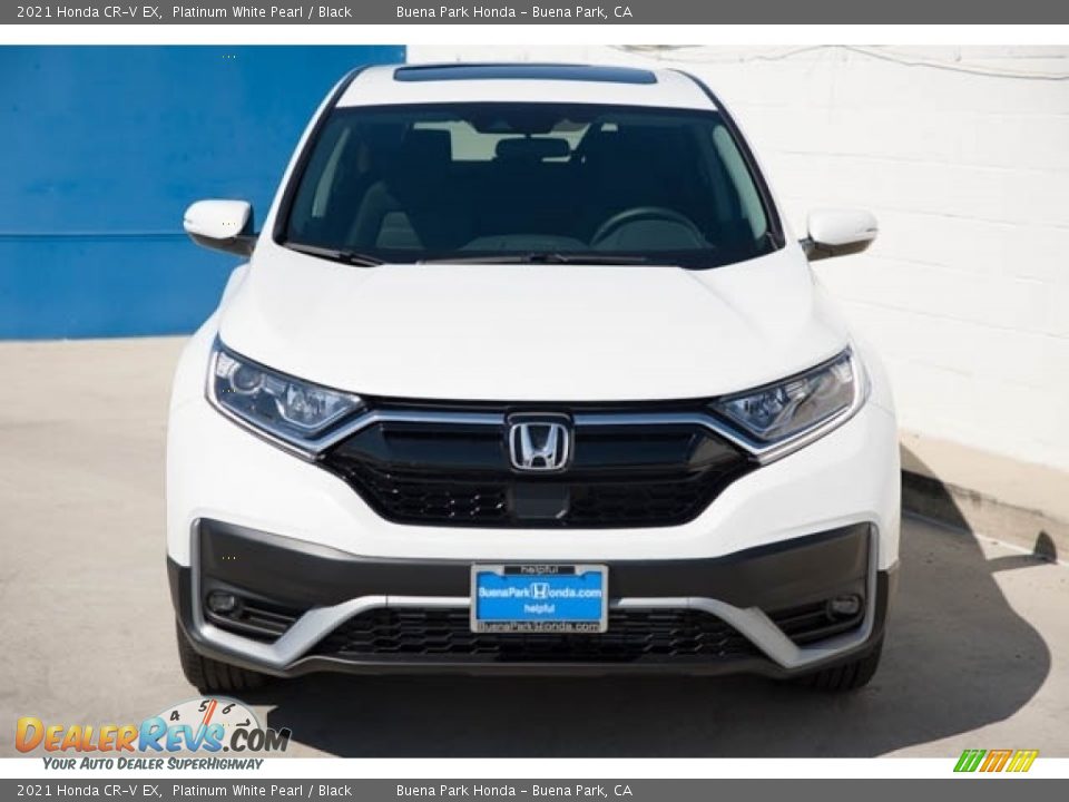 2021 Honda CR-V EX Platinum White Pearl / Black Photo #3