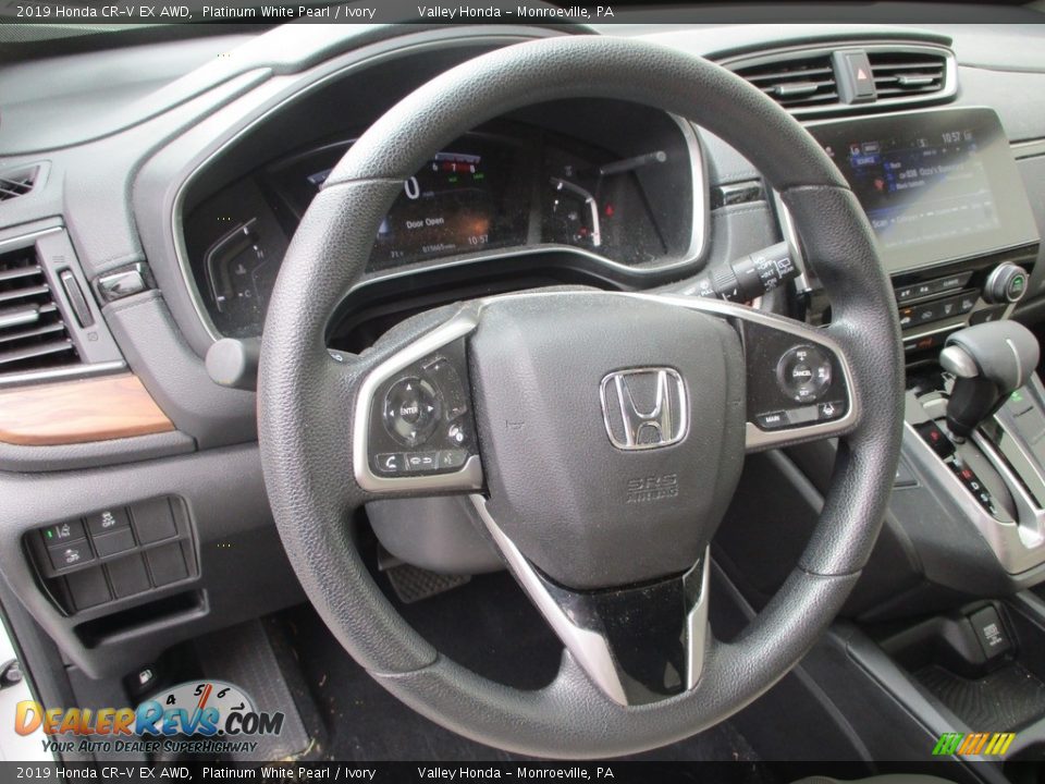 2019 Honda CR-V EX AWD Platinum White Pearl / Ivory Photo #14