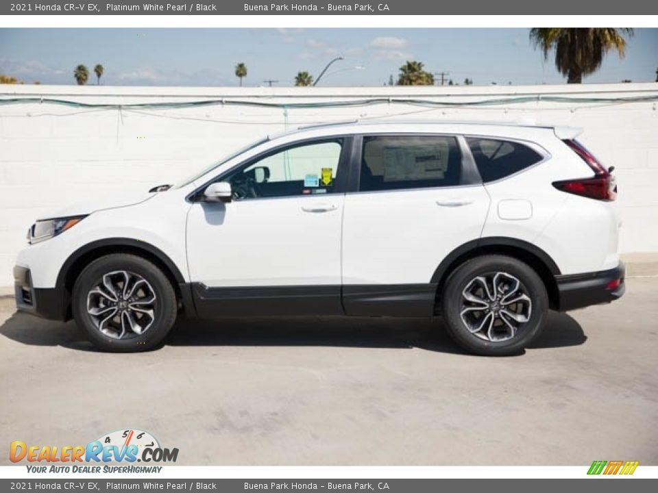 2021 Honda CR-V EX Platinum White Pearl / Black Photo #4