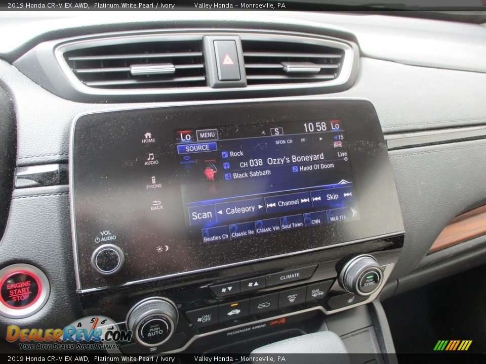 2019 Honda CR-V EX AWD Platinum White Pearl / Ivory Photo #15