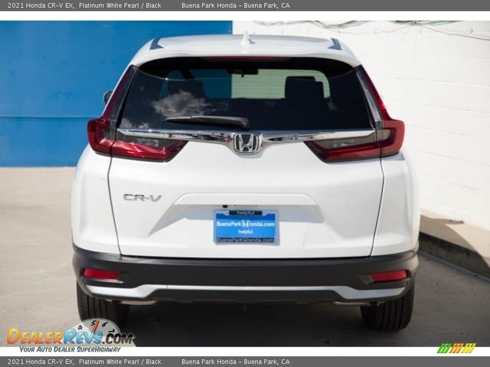 2021 Honda CR-V EX Platinum White Pearl / Black Photo #5