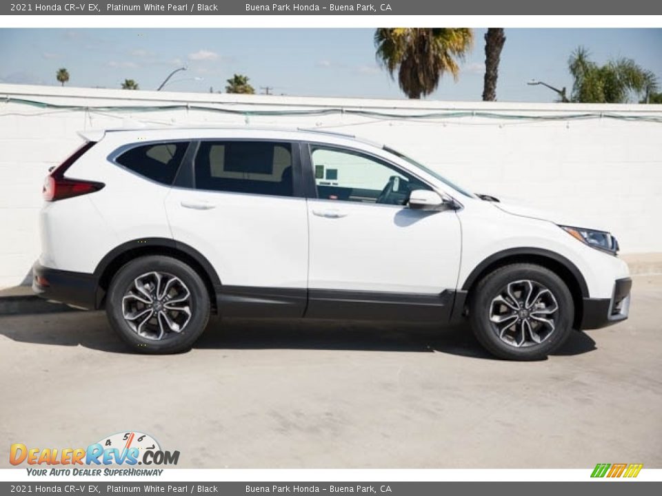 2021 Honda CR-V EX Platinum White Pearl / Black Photo #6