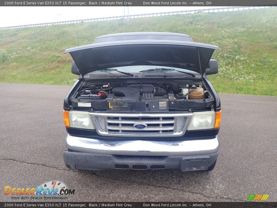 2006 Ford E Series Van E350 XLT 15 Passenger Black / Medium Flint Grey Photo #5