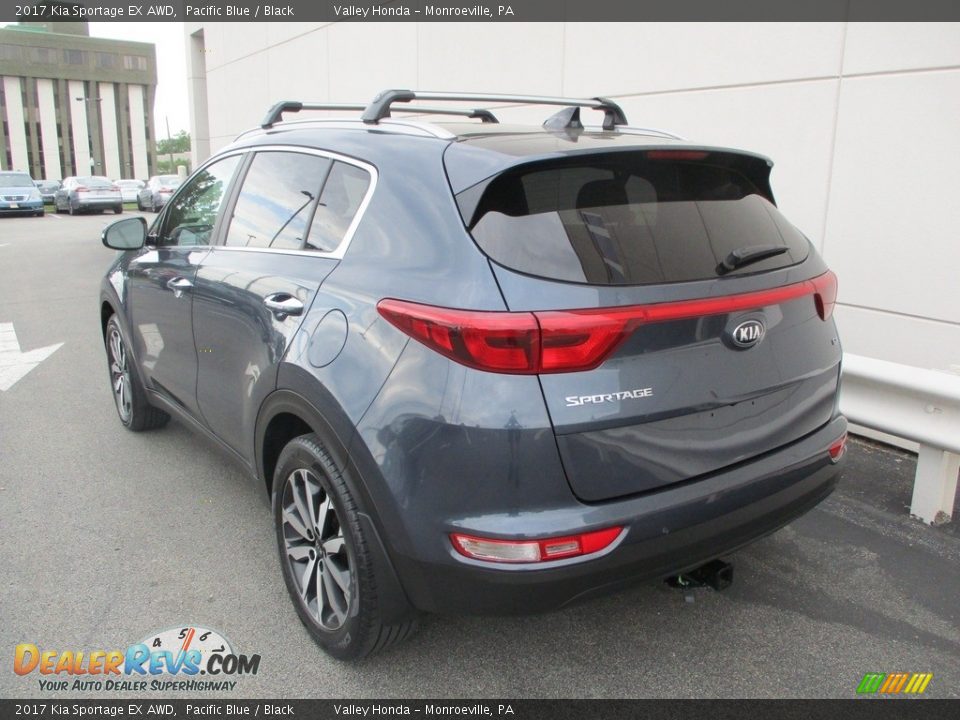 2017 Kia Sportage EX AWD Pacific Blue / Black Photo #3