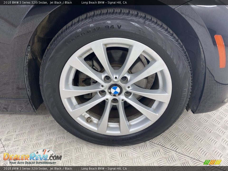 2018 BMW 3 Series 320i Sedan Jet Black / Black Photo #6