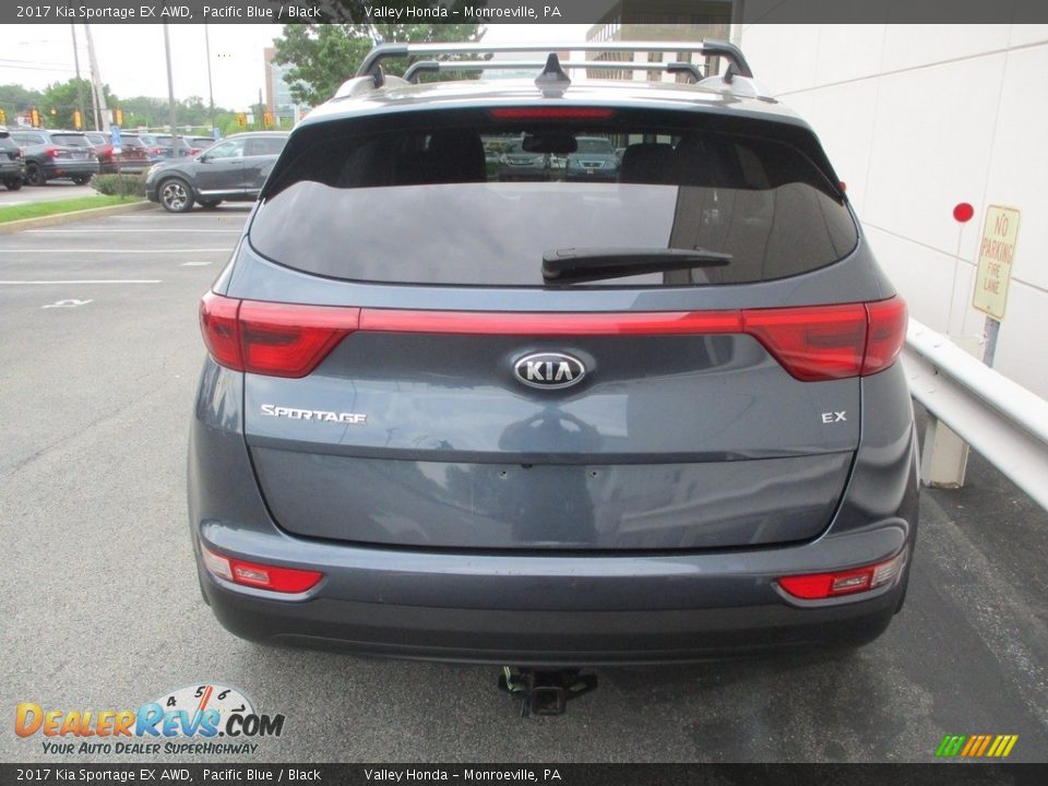 2017 Kia Sportage EX AWD Pacific Blue / Black Photo #4