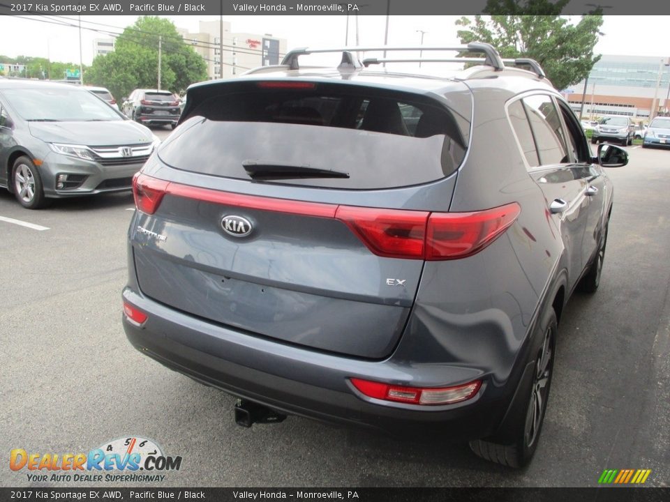 2017 Kia Sportage EX AWD Pacific Blue / Black Photo #5