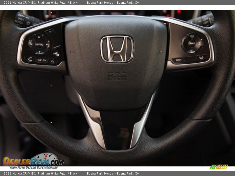 2021 Honda CR-V EX Platinum White Pearl / Black Photo #17