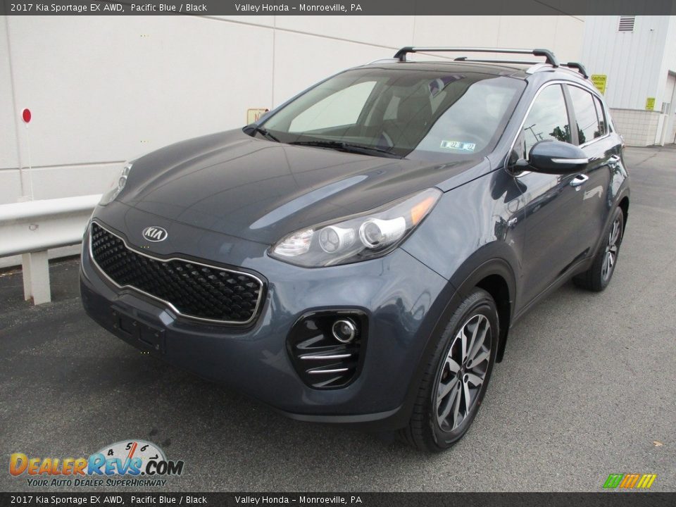 2017 Kia Sportage EX AWD Pacific Blue / Black Photo #9